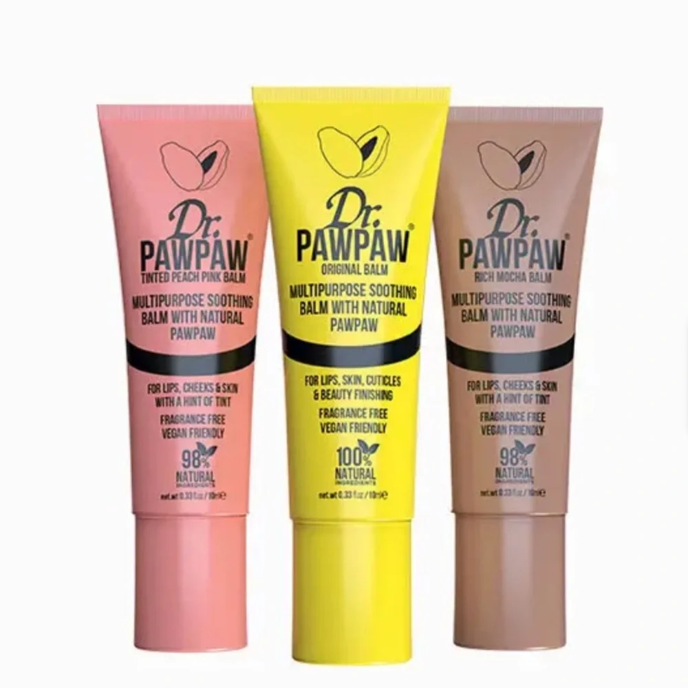 Dr. PawPaw Mini Nude Balm Original Peach Mocha CLEAN BEAUTY $25 NIB